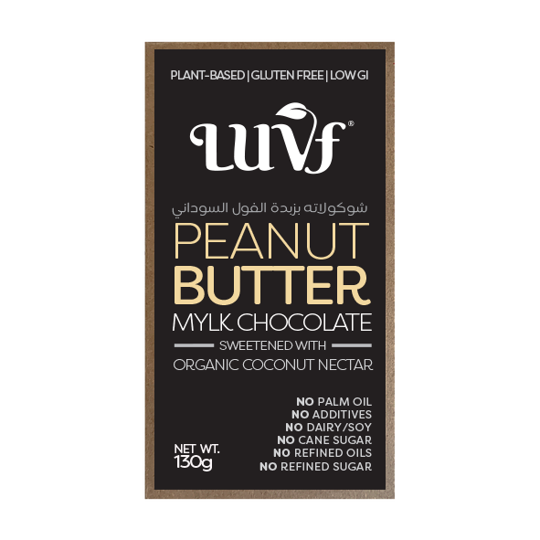LUVF, Peanut Butter Filled Chocolate (130g)