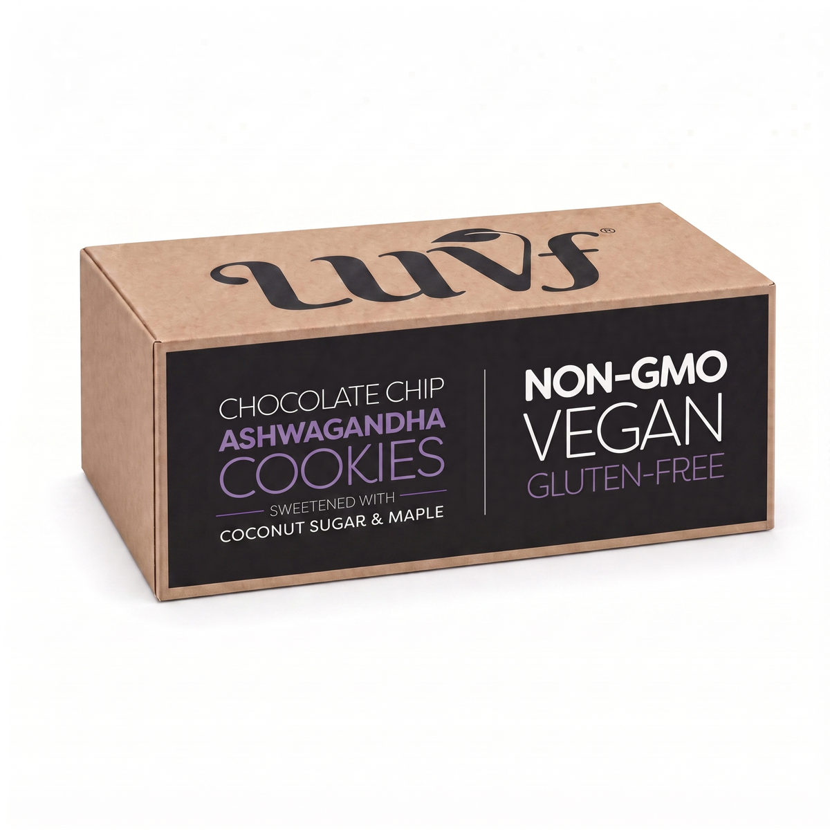 LUVF, Ashwagandha Chocolate-Chip Cookies
