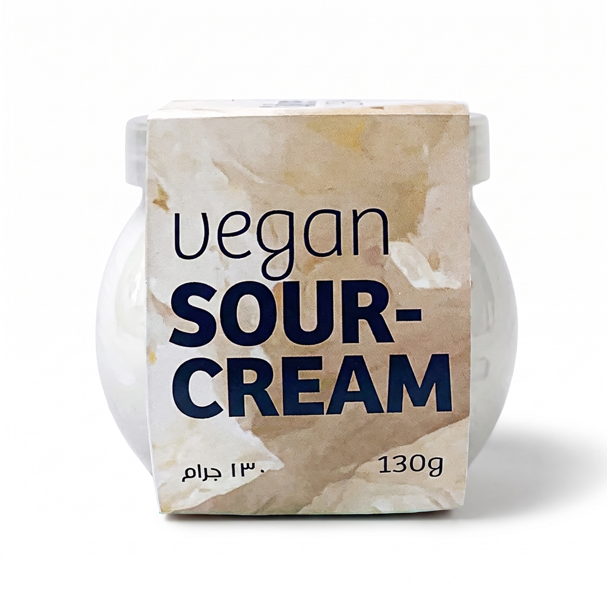 LUVF, Probiotic Vegan Sour Cream jar, front