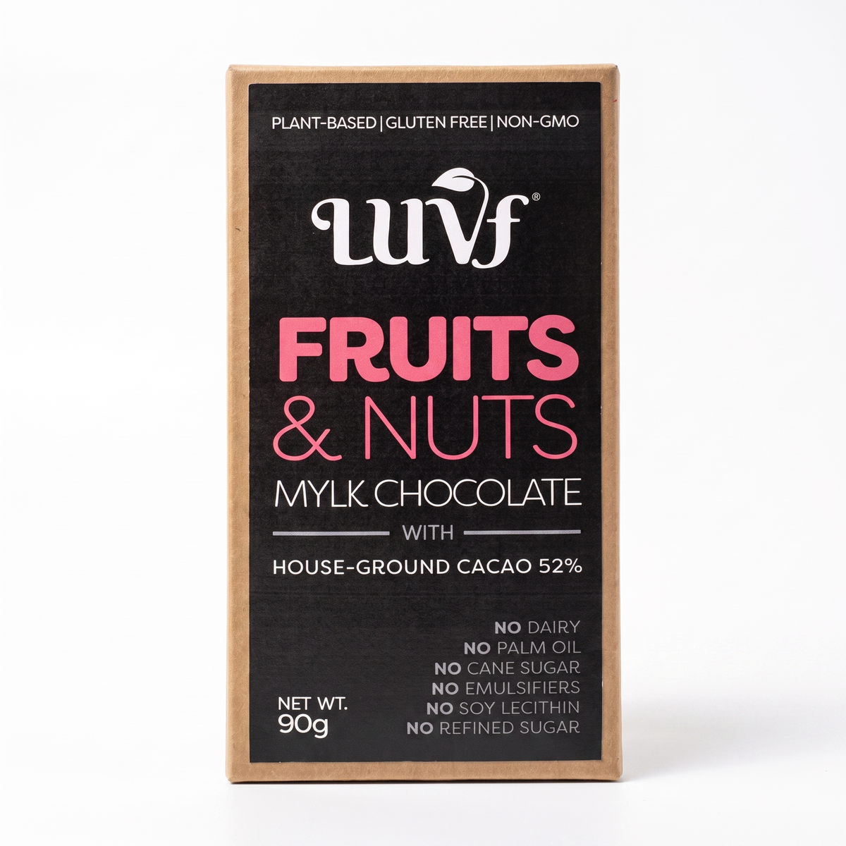 LUVF, Fruits & Nuts Mylk Chocolate