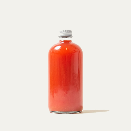 Cold-Pressed Strawberry Goji Berry Juice bottle
