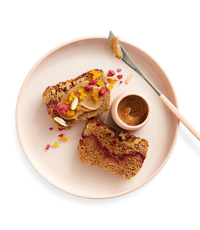 Grilled Raspberry Marzipan Protein Toast (2 Servings)
