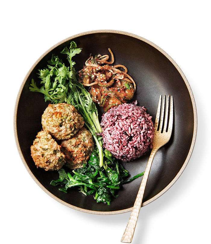 Korean-Style Sweet & Spicy Chicken Meatball Seoul Bowl