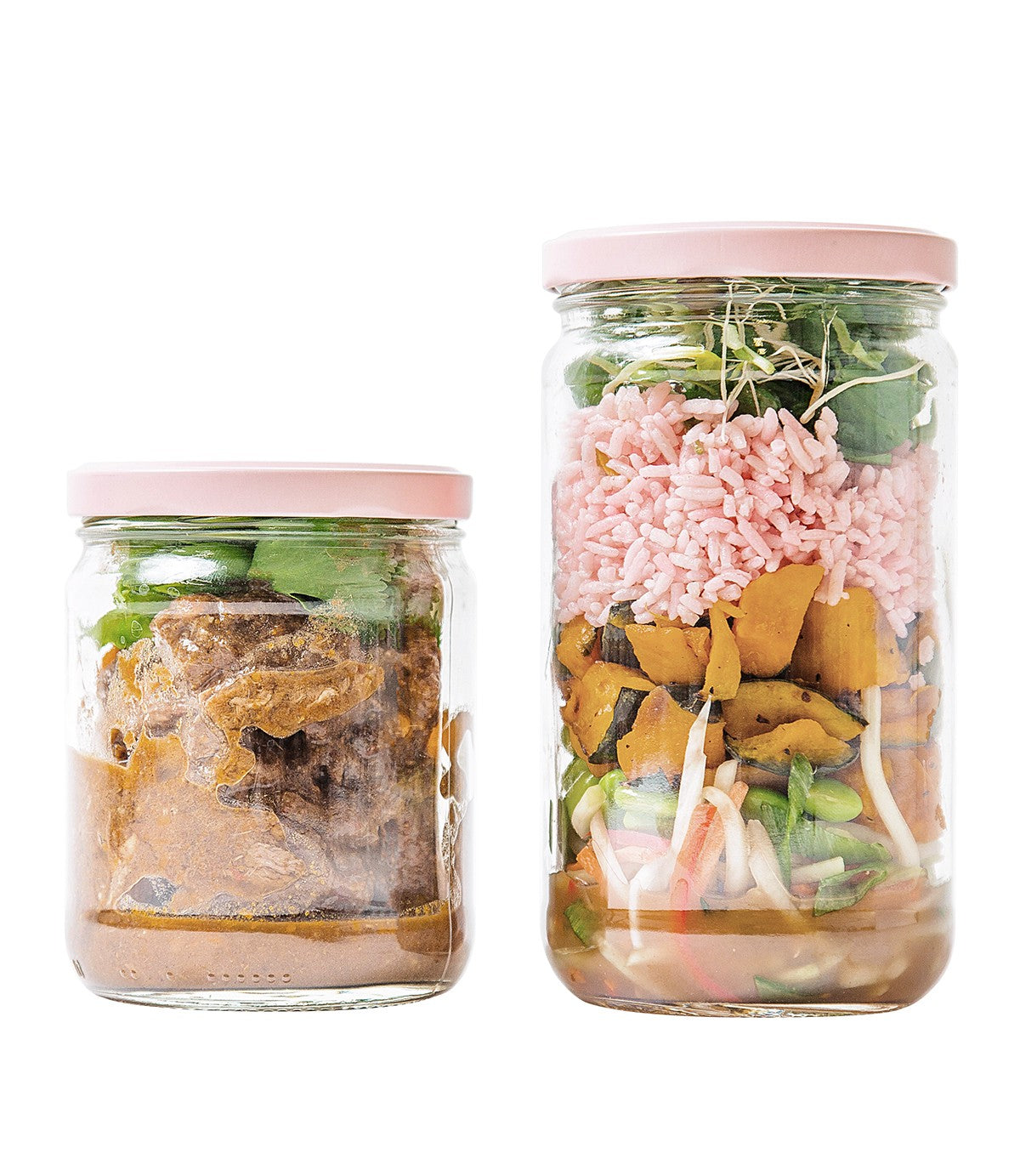 Lemongrass Beef Rendang + Pink Ginger Rice
