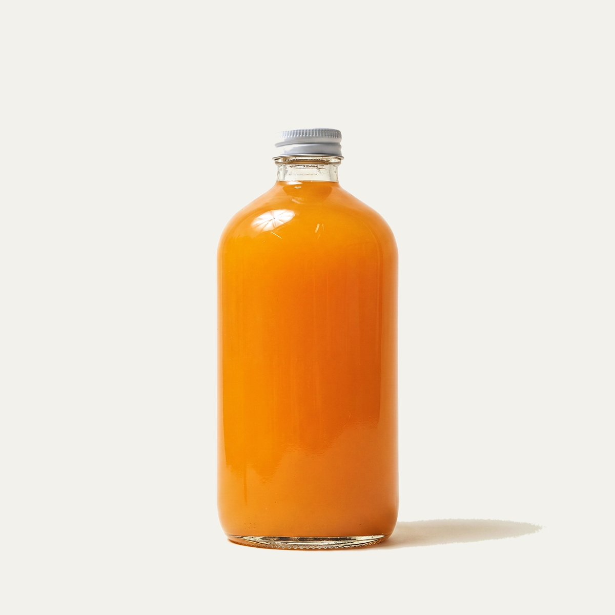 Carrot Orange cold-pressed juice bottle
