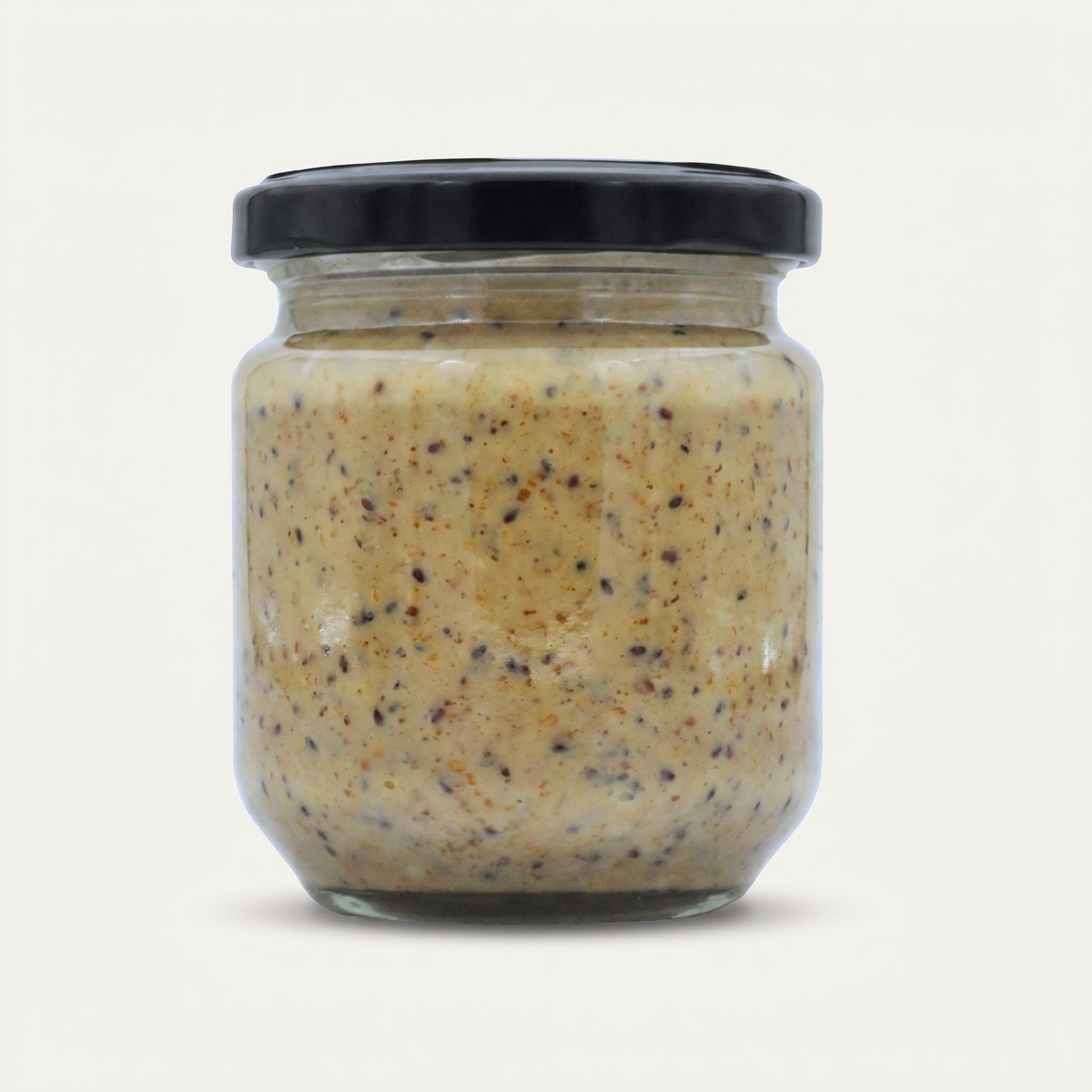 Keto-Friendly Crunchy Seeds Peanut Butter jar