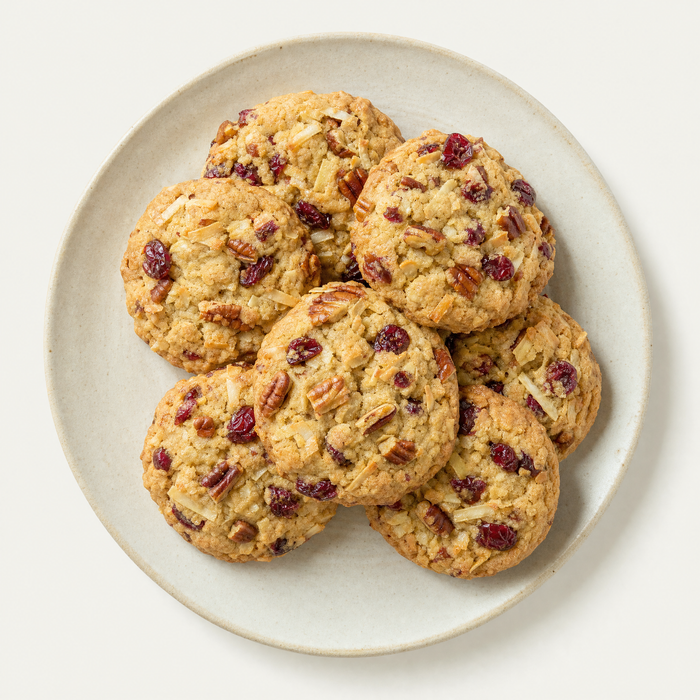 Pecans Coconut Cranberry Cookies