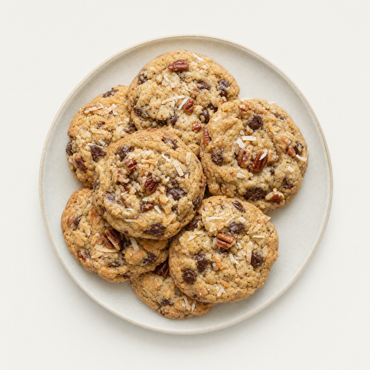 Pecans Coconut Chocolate Chip Cookies