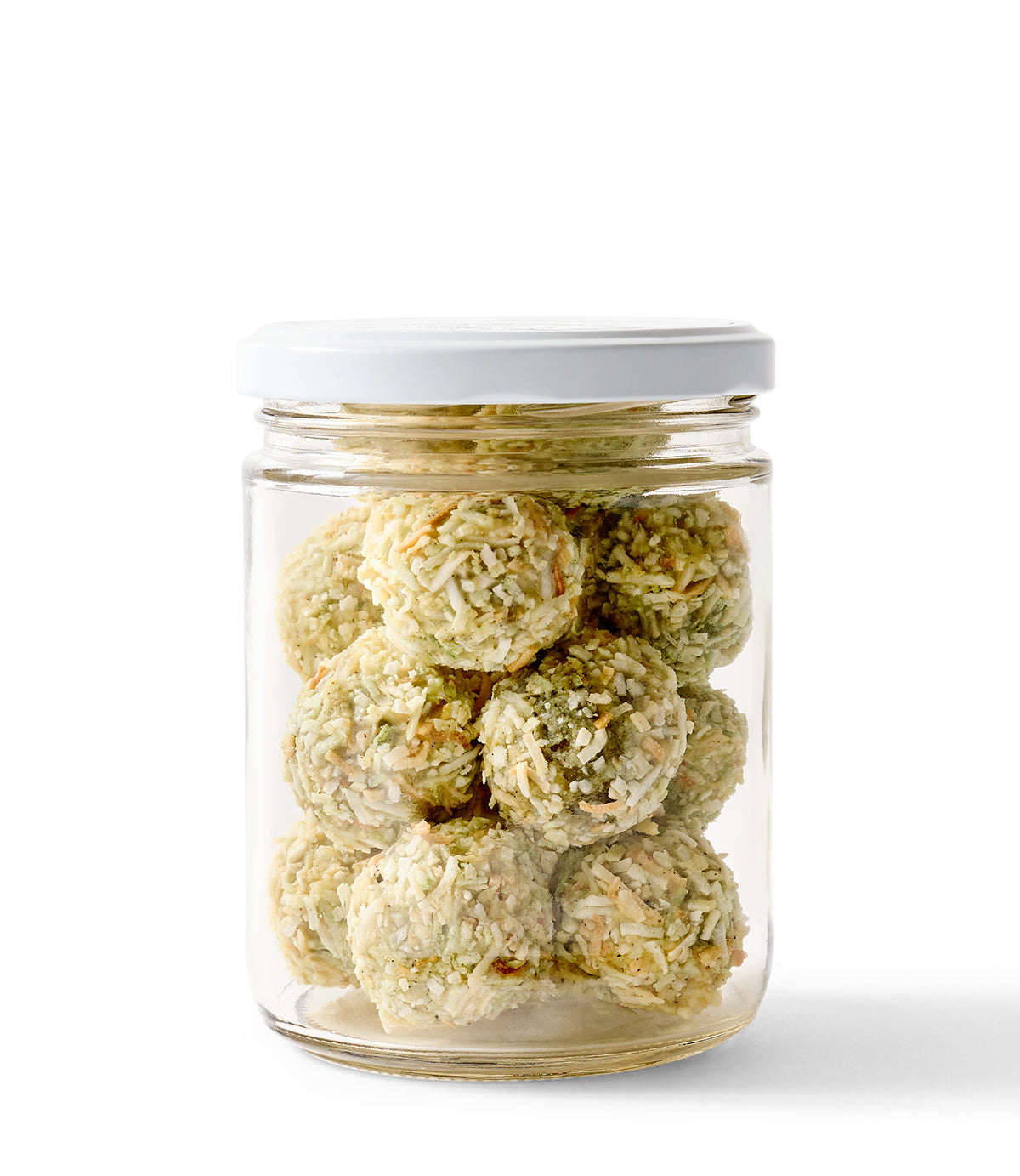 Vegan Toasted Coconut & Pandan Protein Truffle — jar