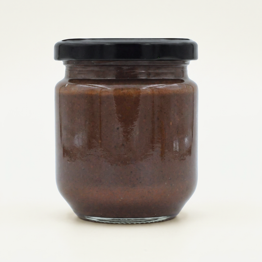 Keto-Friendly Chocolate Almond Butter jar