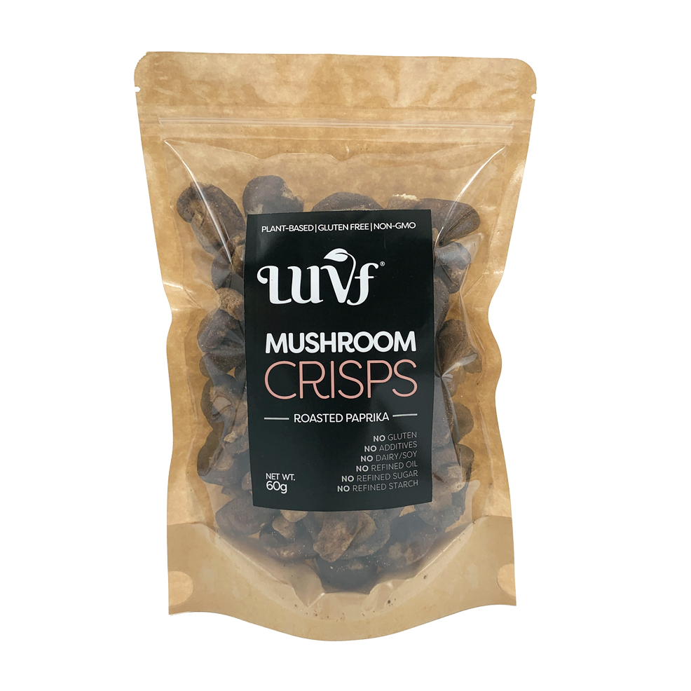LUVF, Mushroom Chips (60g)