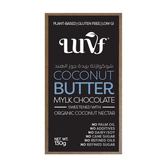 LUVF, Coconut Butter Filled Chocolate (130g)