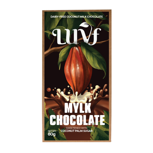 LUVF Smooth Mylk Chocolate (made with coconut milk)