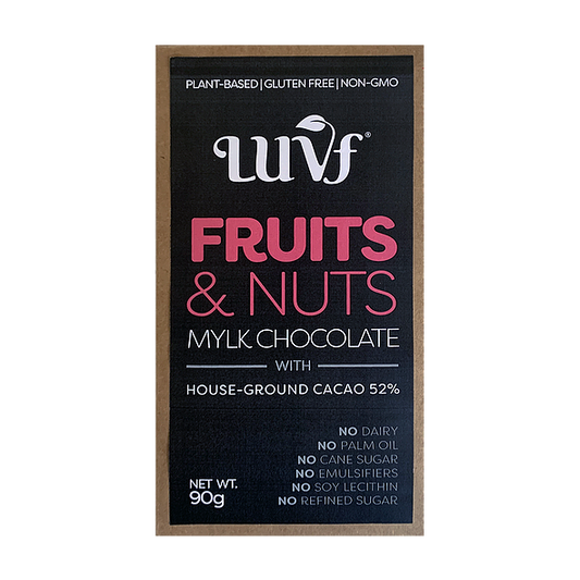 LUVF, Fruits & Nuts Mylk Chocolate