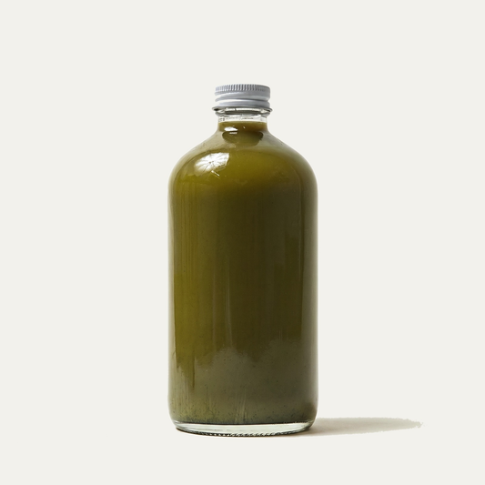 Cold-Pressed Super Greens Juice bottle