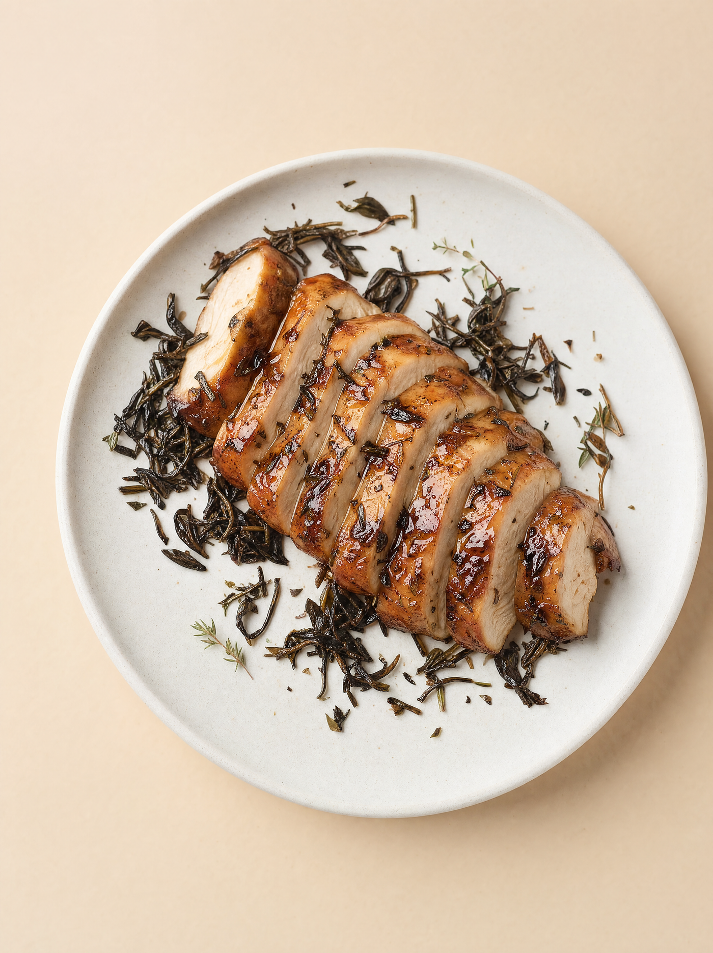 Fermented Tea Leaf Marinated Chicken Breast