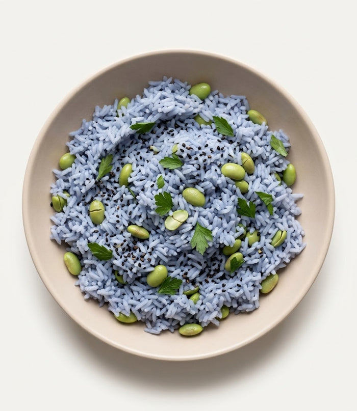Butterfly Pea Coconut Rice