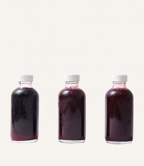 Cold-Pressed Pomegranate & Elderberry Wellness Shot (Pack of 3)