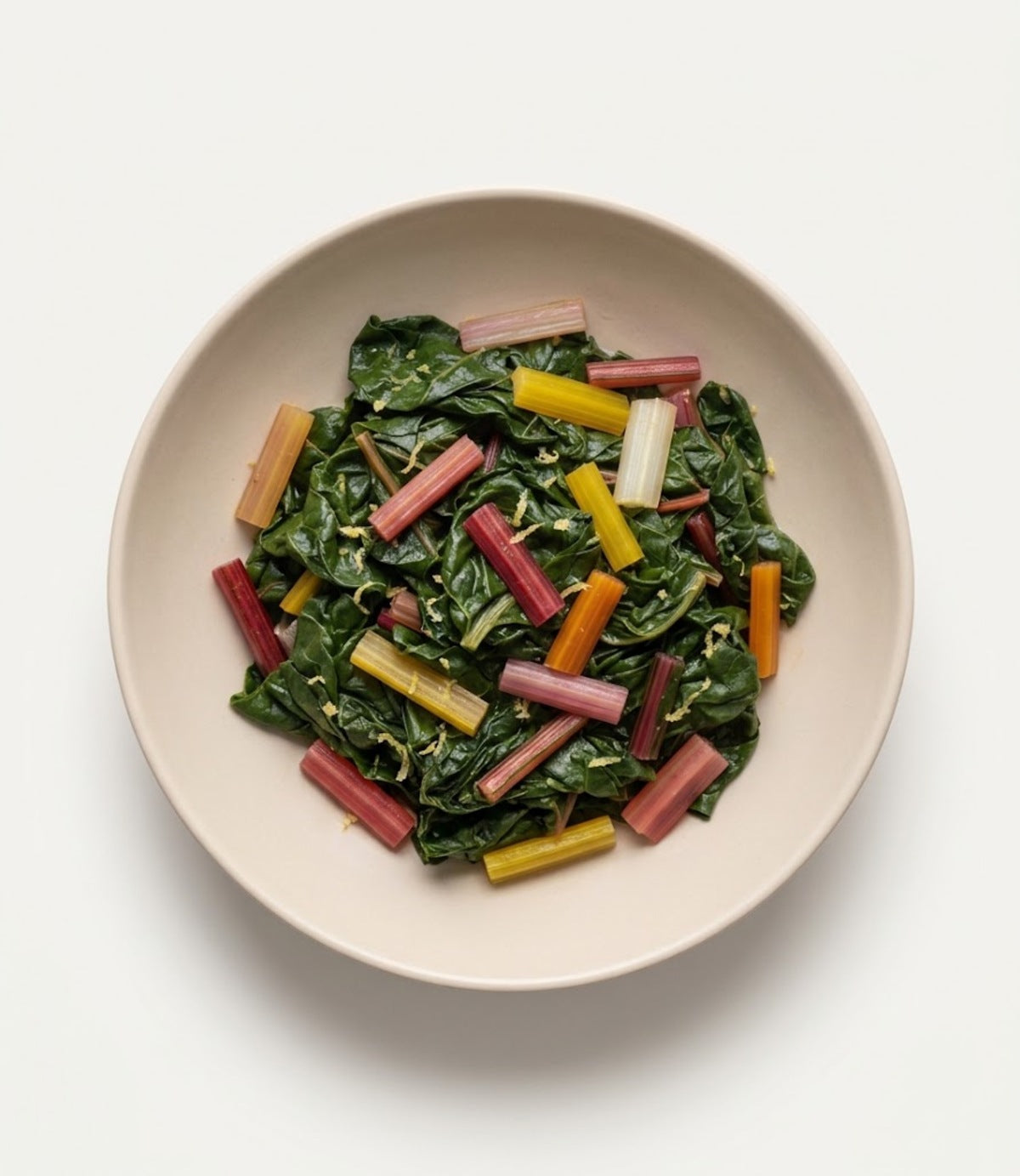 Lemon-Garlic Sautéed Rainbow Chard