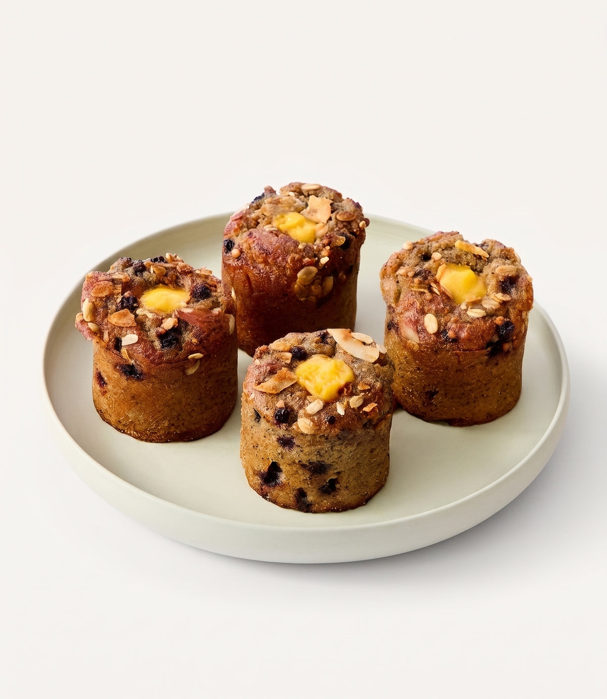 Lemon Acai Blueberry Collagen Muffins (4-Pack)