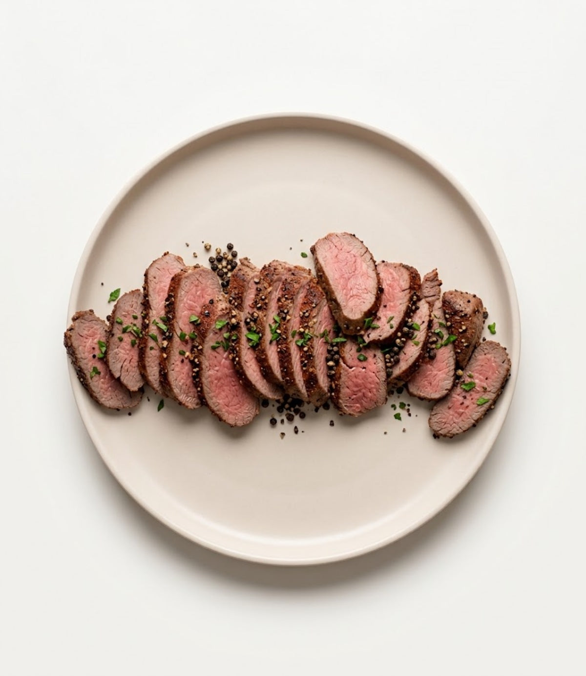 Porcini-Peppercorn Steak