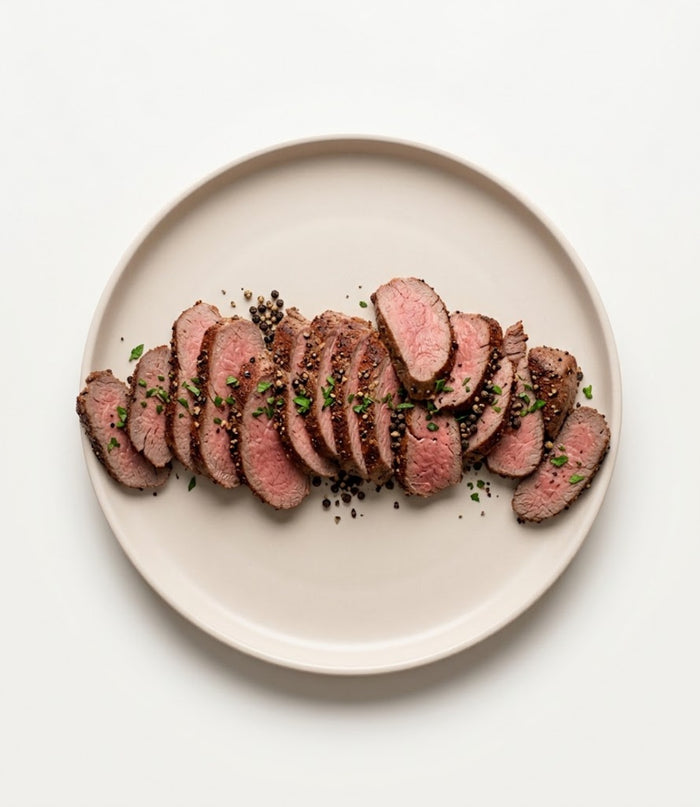 Porcini-Peppercorn Steak