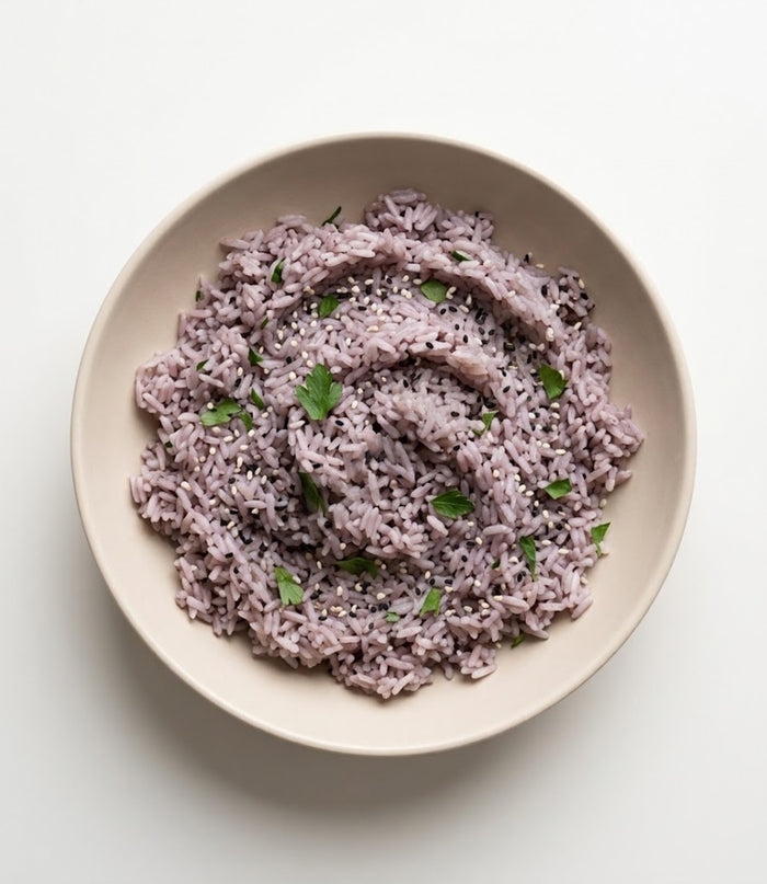 Purple Ginger Scallion Rice