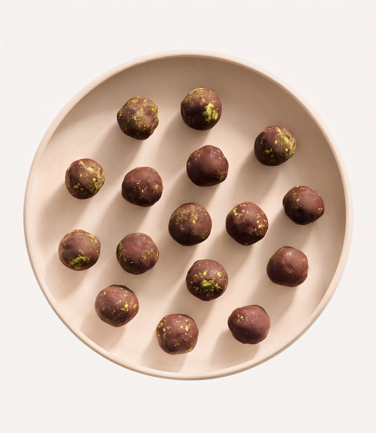 Vegan Mint Chocolate Chip Cookie Dough Protein Truffles
