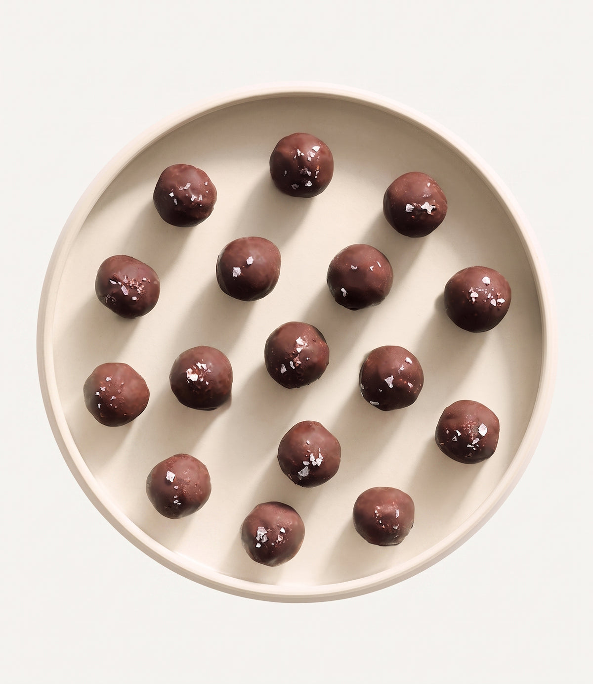 Vegan Salted Hazelnut Brownie Batter Protein Truffles
