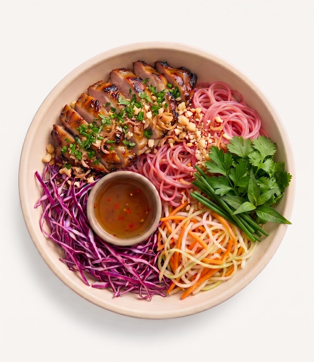 Vietnamese Lemongrass Chicken Salad