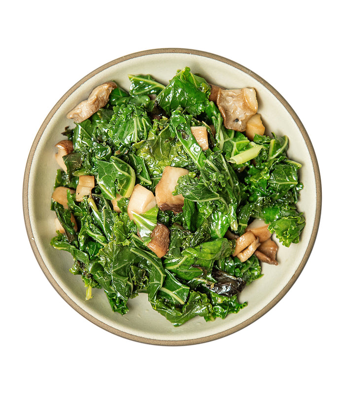 Sautéed Kale & Mushrooms