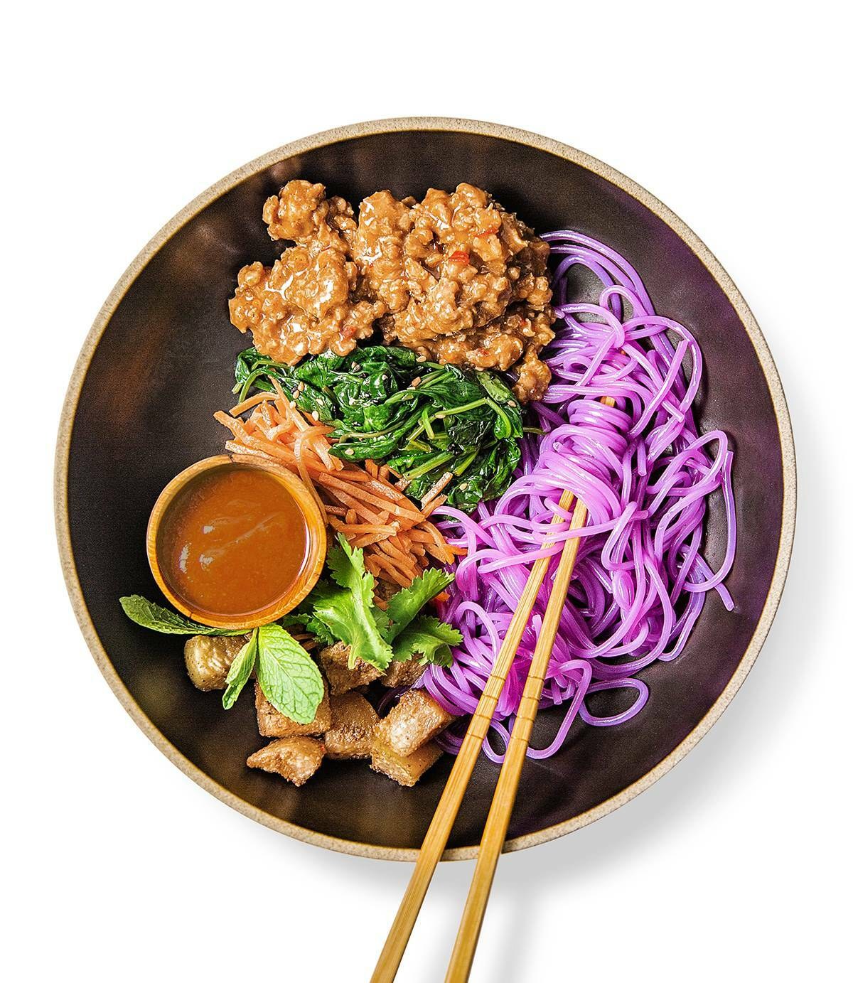 Reishi Almond Butter Hoisin Tofu